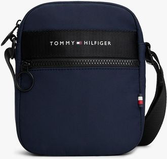 Tommy Hilfiger Mens Tommy Logo Mini Reporter Bag - Navy