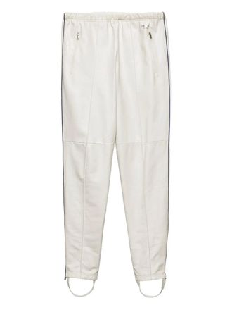 Prada leather trousers - men - Lamb Skin - 48 - White