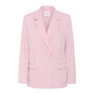 Saint Tropez Pink Nectar Blazer with Classic Collar - female - Saint Tropez - Blazers - Pink - XS - Jackets