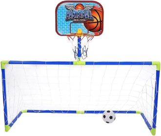 Trade Shop Trade Shop - Insieme Sport Di Pallacanestro Calcio Pieghevole Portatile Bambini Pompa Regalo