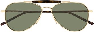 Saint Laurent SL 864 Zonnebril - unisex - Zonnebrillen - Geel - 57 MM - Accessoires