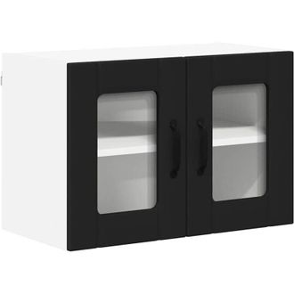 vidaXL Mueble De Cocina Negro 60 X 31 X 40 Cm Madera De Ingenier&iacute;a Vidaxl