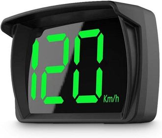 No Brand Pantalla Frontal Universal (hud) Con Gps Para Medir La Velocidad En Coches, Motocicletas, Bicicletas Y Camiones