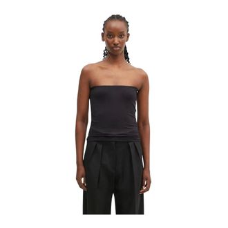 Sportmax Dames, Tops, Zwart, Maat: XS