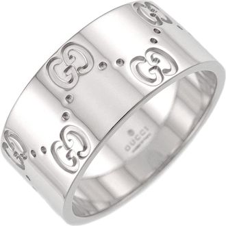 Gucci White Gold (18K) Band Ring (Pre-Owned)