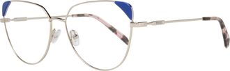 Emilio Pucci Gold Metal & Plastic Glasses Womens (Frames)