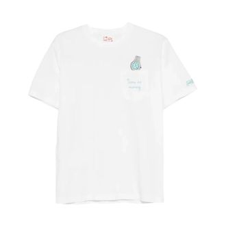 MC2 Saint Barth T-Shirts, male, White, Size: XL Austin T-Shirt