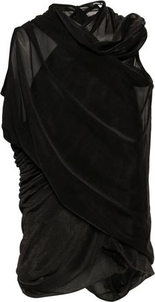 Junya Watanabe Top asimmetrico - Nero