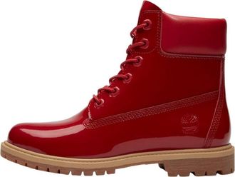 Timberland (WMNS) Timberland Premium 6-Inch Patent Leather Waterproof Boots Medium Red TB0A43F8A5G1