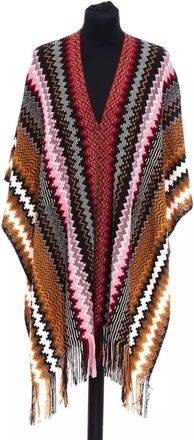 Missoni Fringed Geometric Fantasy Poncho
