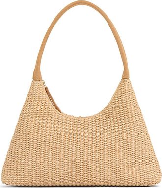 Mansur Gavriel Mini Candy Woven Raffia Hobo Bag in Natural at Nordstrom