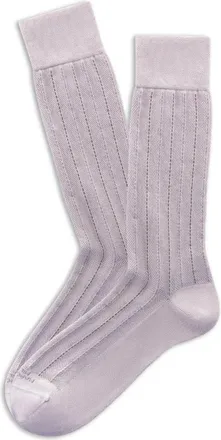 Marcoliani Calze al ginocchio in piqu&eacute; a righe - - Underwear - Uomo - Grigio - ONE SIZE
