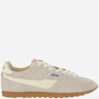 Autry Beige Logo Sneakers
