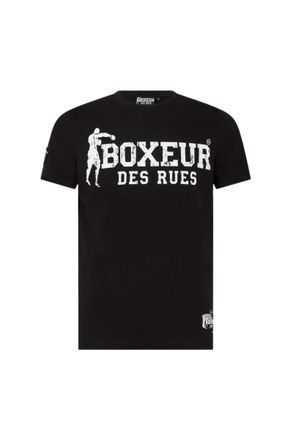 Boxeur Des Rues T-Shirt BOXEUR DES RUES BOXEUR DES RUES T-Shirt T-Shirt Boxeur Street 2, Herren, Gr. XXL, schwarz, Obermaterial: 95% Baumwolle CO. 5% Elasthan EL., Sh