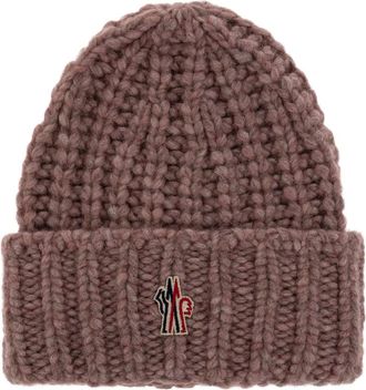Moncler Berretto Apres-ski - - Accessories - Donna - Marrone - ONE SIZE