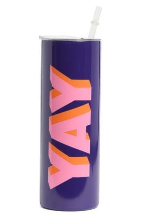 Creative Brands Yay Skinny Tumbler in Blue at Nordstrom Rack