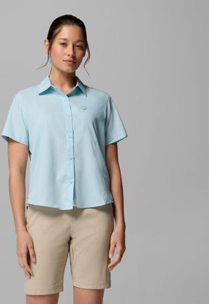 Columbia Funktionsbluse COLUMBIA, Damen, Gr. XL (46/48), marine light, Obermaterial: 100% Polyester, Blusen Funktionsbluse, f&uuml;r Wandern und sportliche Aktivit&auml;