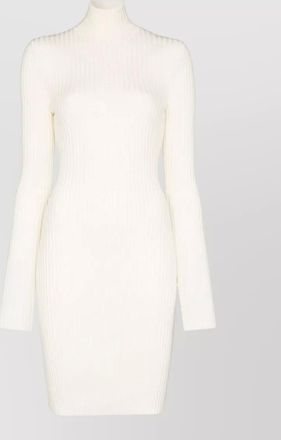 Wolford wool ribbed slim-fit long-sleeve mini dress