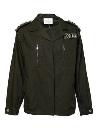 Amen Giacca con decorazione - Verde