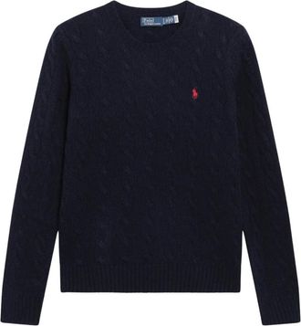 Polo Ralph Lauren Julianna Pullover met Lange Mouwen - Dames - Truien - Blauw - Maat: S Wol