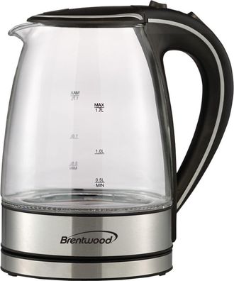 Brentwood Originals GLASS KETTLE in Black at Nordstrom