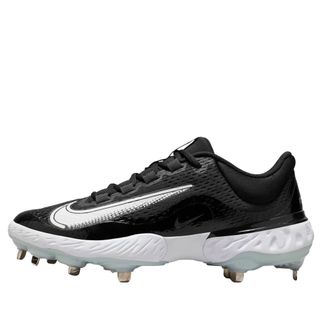 Nike Alpha Huarache Elite 4 Low Black / White - Blue Tint DJ6521-001 Mens