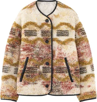Isabel Marant Multicolor Boucle Abstract Pattern Jacket