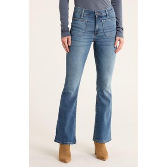 Lucky Brand Stevie High Waist Flare Jeans in Moment Of Truth at Nordstrom Rack, Size 32 30