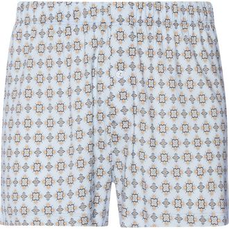 Hanro Fancy Jersey Cotton and TENCEL Boxers in Pumpkin Ornaments at Nordstrom, Size Xx-Large