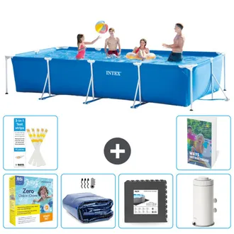 Intex Piscina Con Estructura Rectangular - 450x220x84 Cm - 7-piezas S111