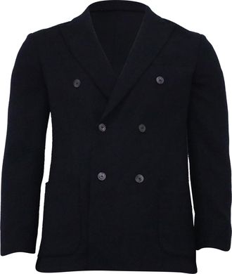 Carolina Herrera CH Carolina Herrera Double-Breasted Blazer in Black Wool