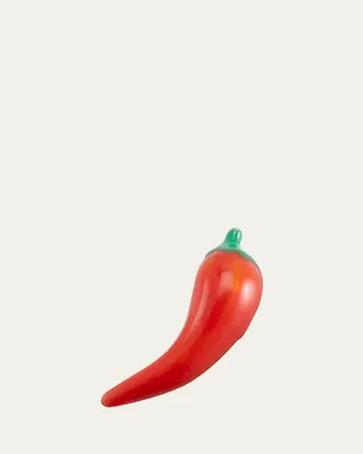 Alison Lou 14K Yellow Gold Chili Pepper Stud Earring, Single