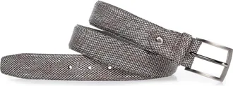 Floris Van Bommel unisex, Accessoires, Bruin, Maat: 115 CM Leer
