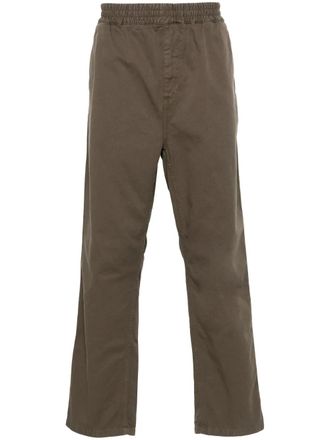Carhartt Work in Progress elastic-waist cotton pants - Green