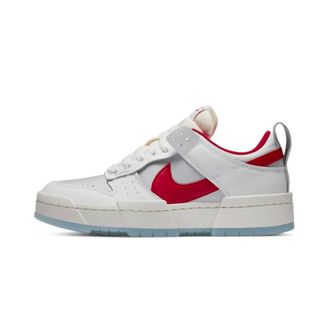 Nike Fitness, Dames, Wit, 40 1/2 EU, Leer, Dunk Low Disrupt