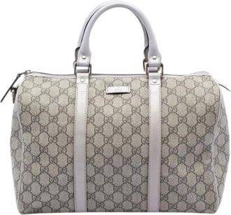Gucci Pre-owned Handbags, female, Brown, Size: ONE SIZE Pre-owned Boston Bag
