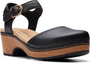 Clarks Paizlee Bay Sandal in Black Leather at Nordstrom Rack, Size 7.5