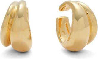LADY GREY Double Bubble Ear Cuffs in Gold at Nordstrom