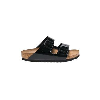 Birkenstock Arizona Birko-Flor Patent - unisex - Schoenen - Zwart - Maat: 36 EU Su&egrave;de