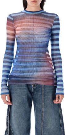 Jean Paul Gaultier Light Blue Crewneck Top