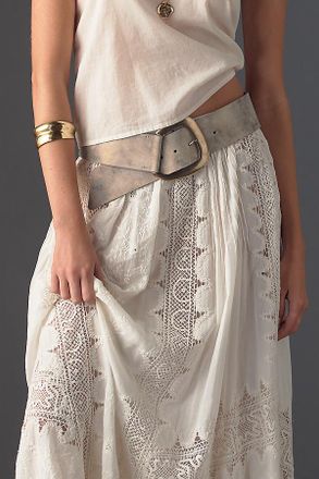 Streets Ahead Low-Slung Italian Leather Belt