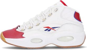 Reebok Basketbalschoen voor heren Question Mid Krijt/vector Rood/vector Blauw - Heren - Fitnessschoenen - Veelkleurig - 40 1/2 EU - Fitness