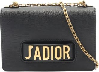 Dior 2010s JAdior leather shoulder bag - Black