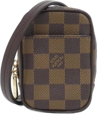 Louis Vuitton Brown Damier Canvas Ebene Coated Canvas Pouch (Pre-Owned)