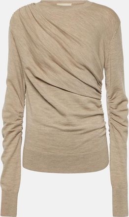 Tove Eleornore draped wool sweater