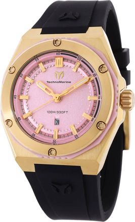 Technomarine Coral Quartz Pink Dial Ladies Watch TM-416084