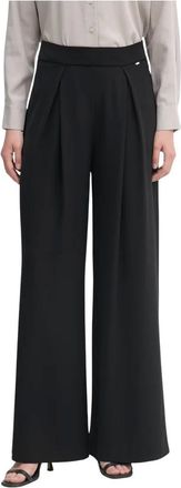 Gaud&igrave; Broeken, Dames, Zwart, M, Polyester, Wide Broeken