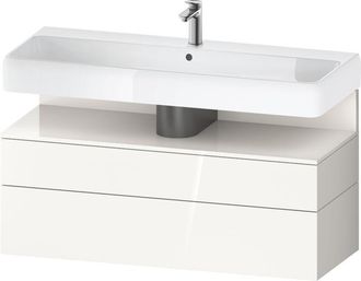 Duravit Duravit - Qatego Mueble Bajo Lavabo, 1 Extra&iacute;ble Y 1 Caj&oacute;n