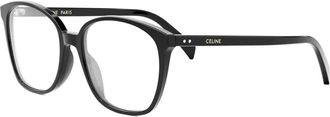 Celine Celine - Dunnere Vierkante Bril - unisex - Accessoires - Zwart - Maat: 57 MM