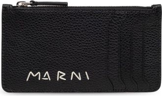 Marni Logo Detailed Zipped Cardholder
